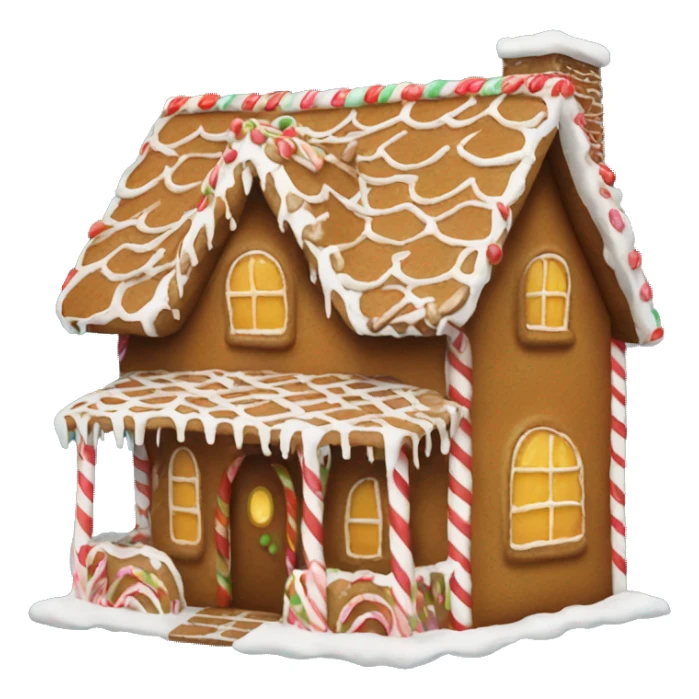 Gingerbread house sticker