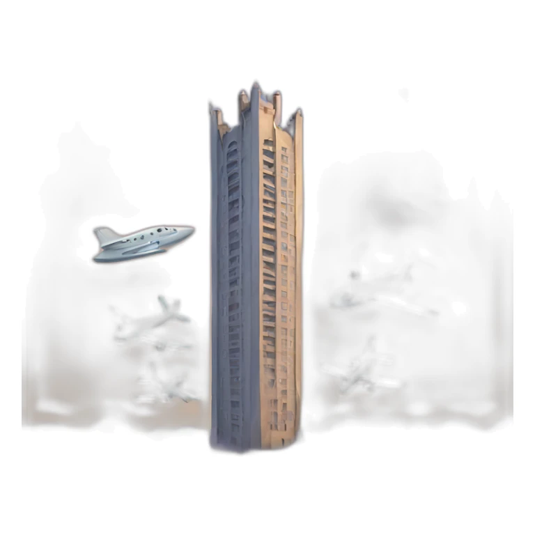 Jumel towers with planes sticker