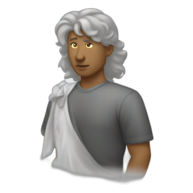 Humain qui court derrière de l’argent sticker