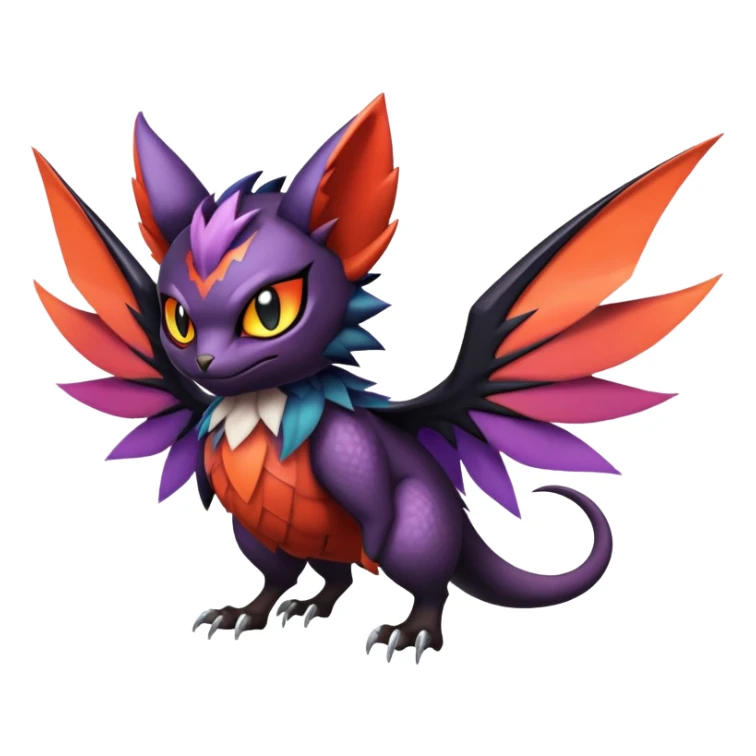 Noibat-Noivern-Litten-Hybrid sticker