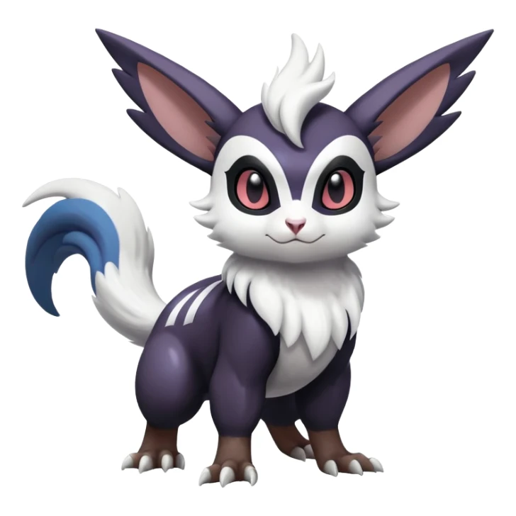 Shiny Furret-Absol-Noivern-Hybrid (Full body) sticker