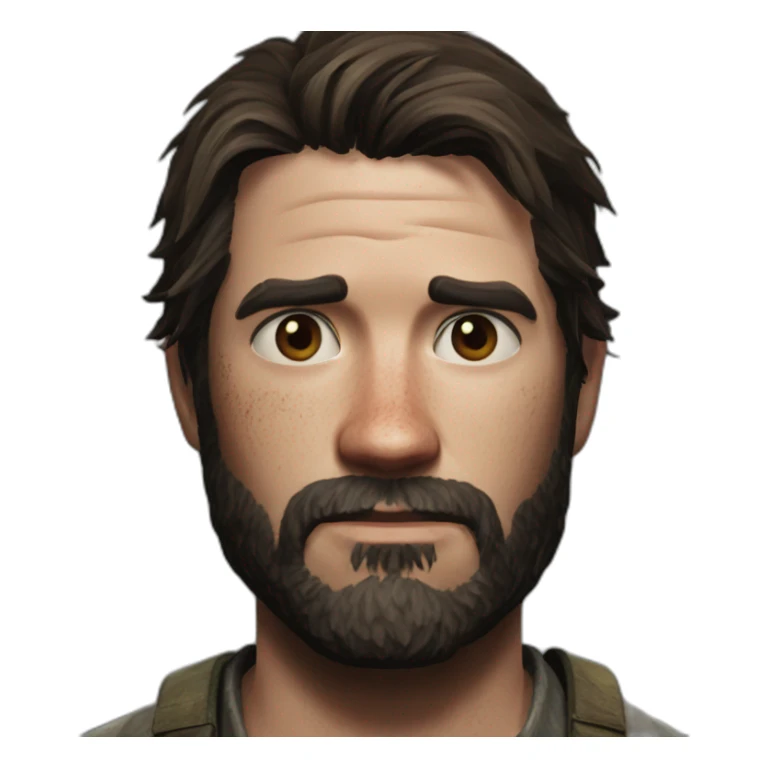 joel from the last of us sticker