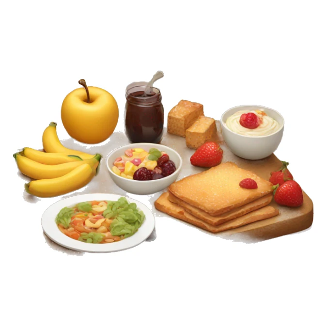 delicious food still life sticker