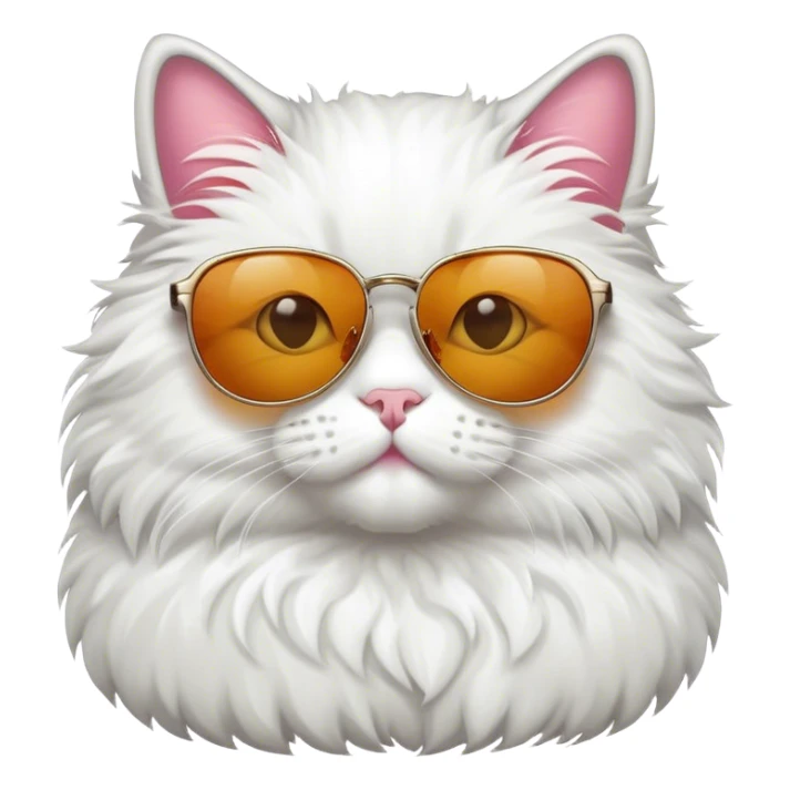 Cat with sunglasses sticker