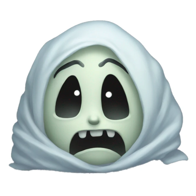 scary sleep spirit sticker