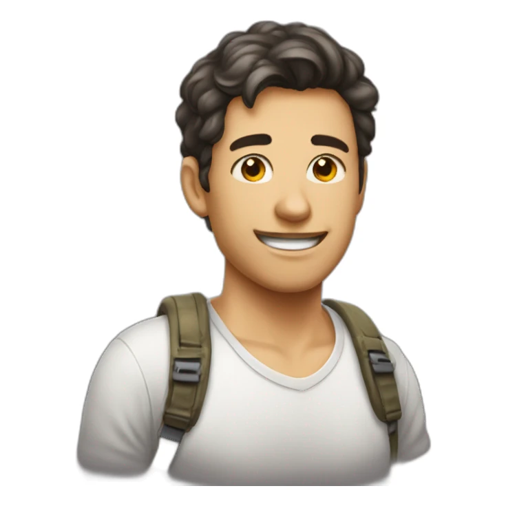 Fais un cataphile âgé de 18 ans et dont on voit tout le corps sticker