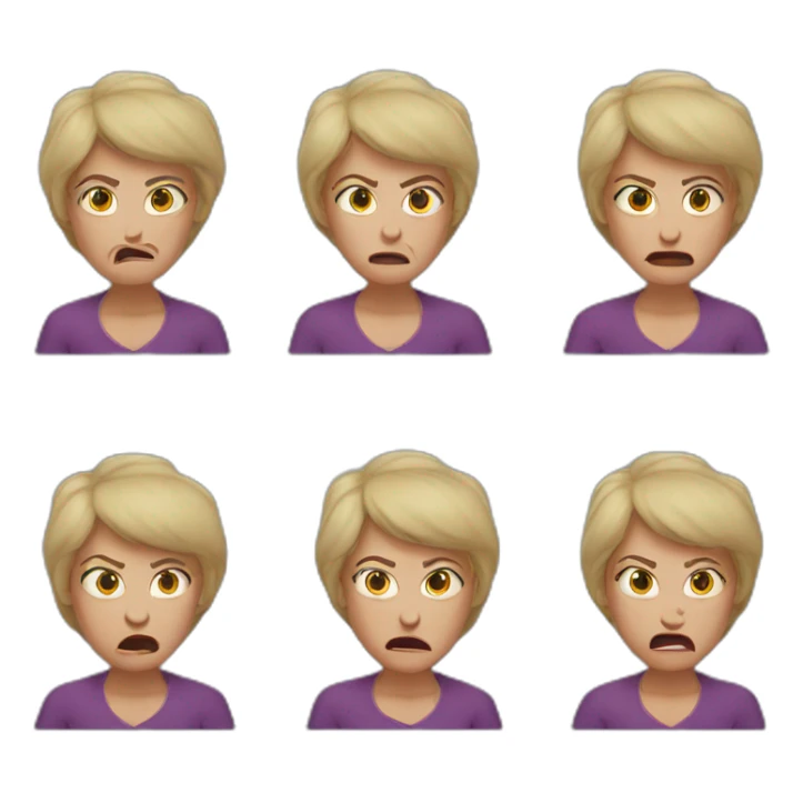 MY MOTHER İS VERRY ANGRY sticker