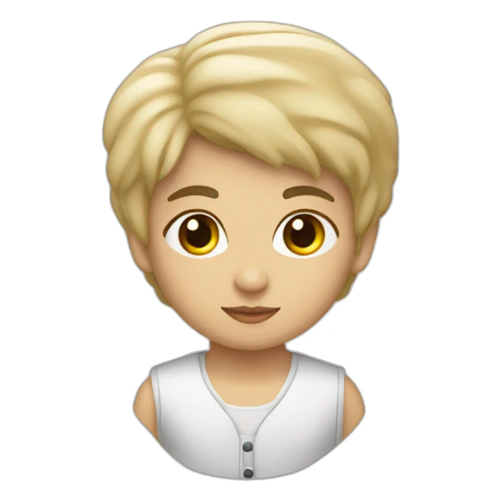 Besos mujer blanca hombre blanco sticker