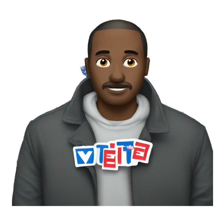 one sicker that says "I voted" sticker