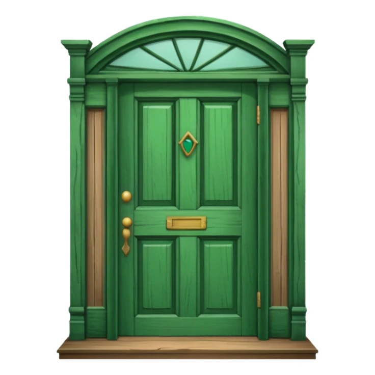Green door in style of deerfield academy sticker