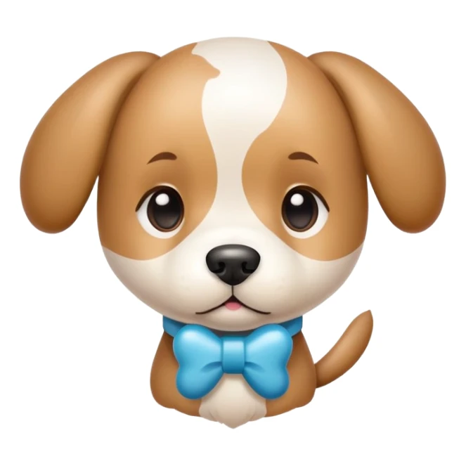 adorable puppy with bandaid and get well soon balloon sticker