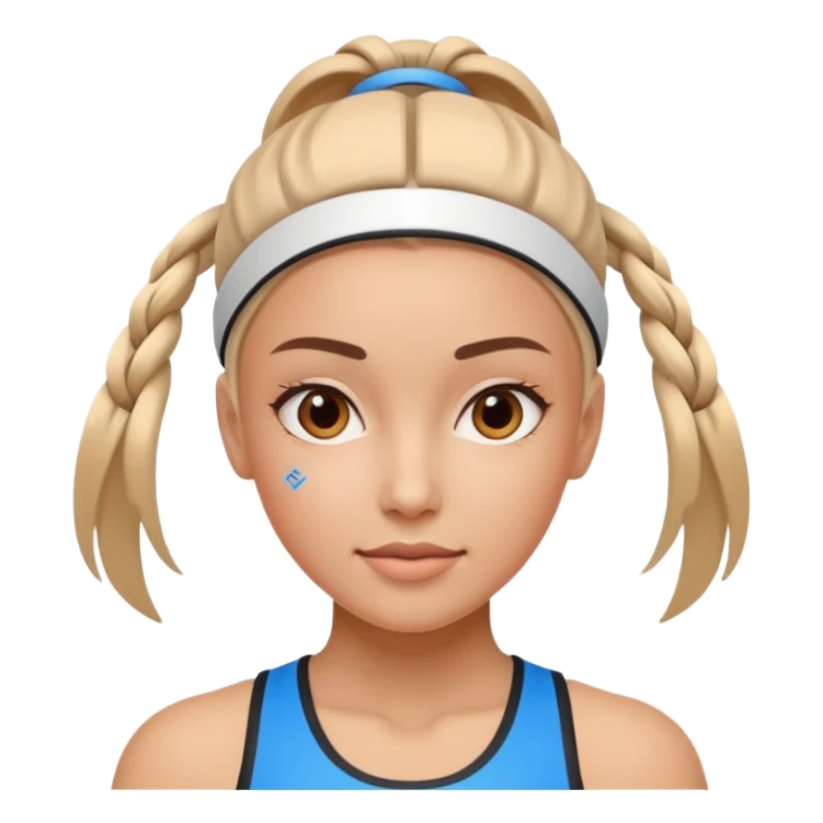 intelligence artificielle femme sportive sticker