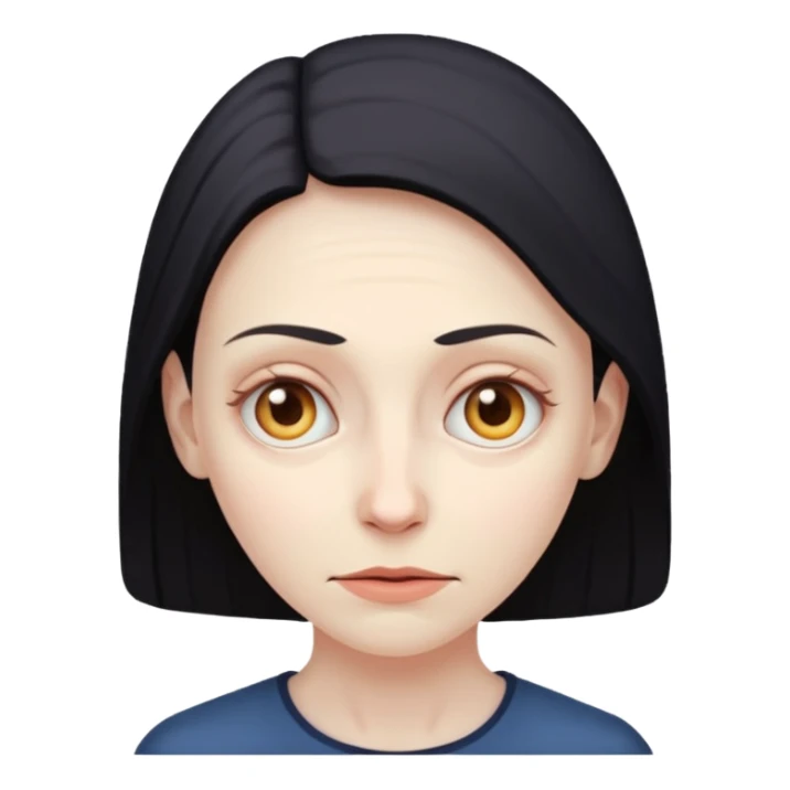 woman with eating disorder sticker