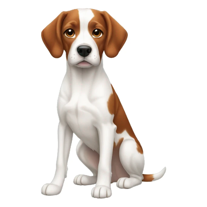 Brittany Dog Breed Full Body sticker