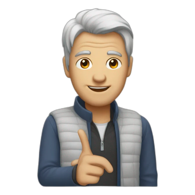 les main qui font le signe carre sticker