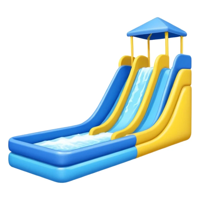bed waterslide sticker