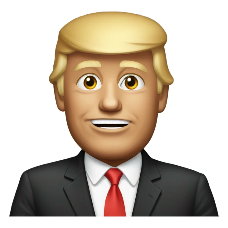 Donald trump emoji sticker