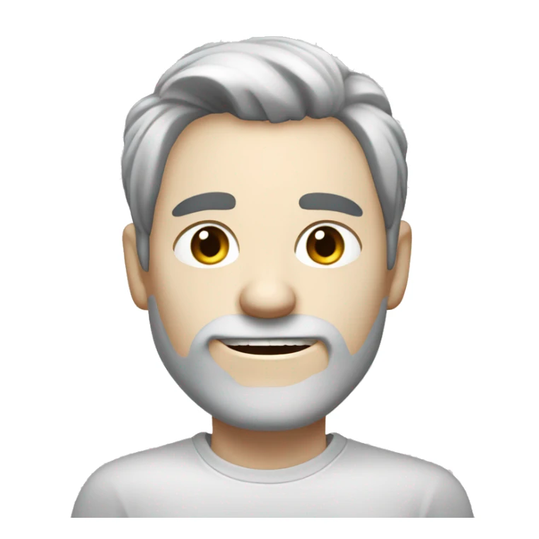 male,with real white skin,gray-white gradient hair,Sharp teeth, black eyes,disheveled medium hair sticker