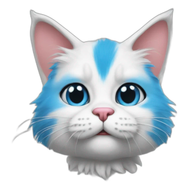 smurfcat we live we love we lie sticker