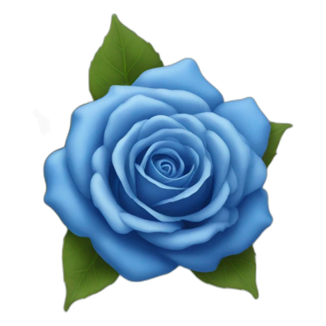 blue rose sticker