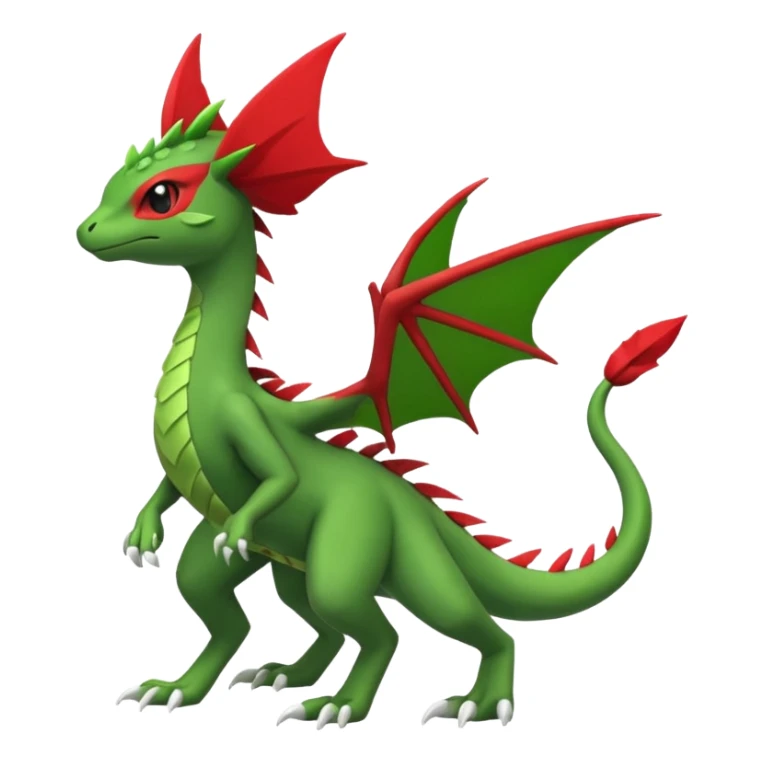 Sceptile-Peppercat-Koraidon-Flygon-fusion, full body sticker