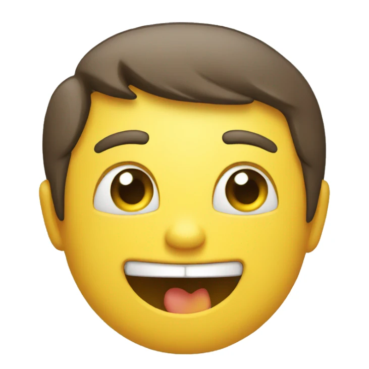 a phone with the emotion of happiness sticker