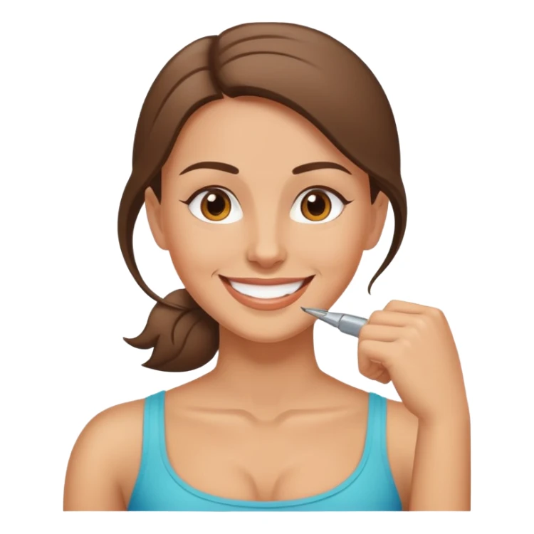 Beautiful light brunette missing her muscular bald beard husband sticker