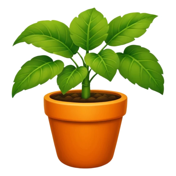 Una planta bonita con una masetá de color: FFACC4 sticker