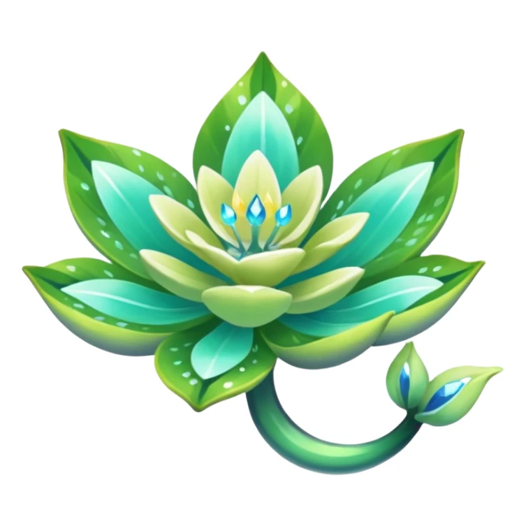 Shiny sparkling epic legendary aesthetic decorative floating glowing Amaura-Aurora-Aurorus-Meloetta-Palkia-Flower sticker