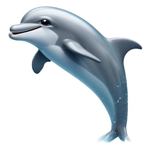 Dolphin jumping out of the water sticker