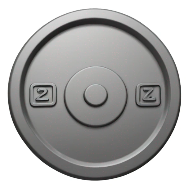 gym weight rotated by -45deg sticker