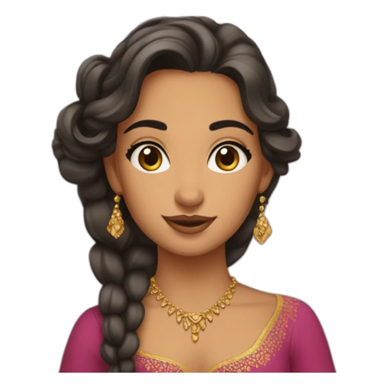 Belle fille marocaine sticker