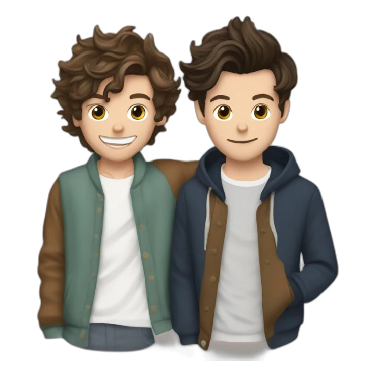 louis tomlinson and harry styles sticker