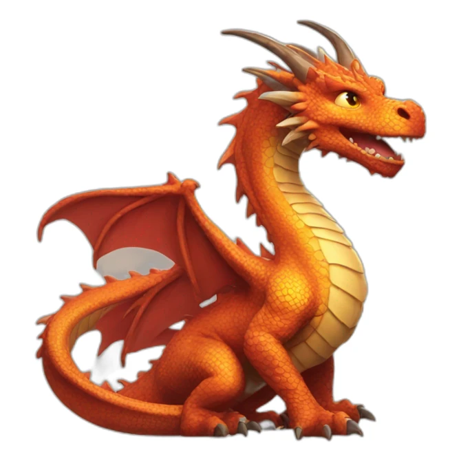 Fantastic dragon sticker