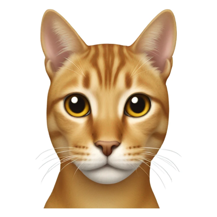 Cats head on a horse body sticker