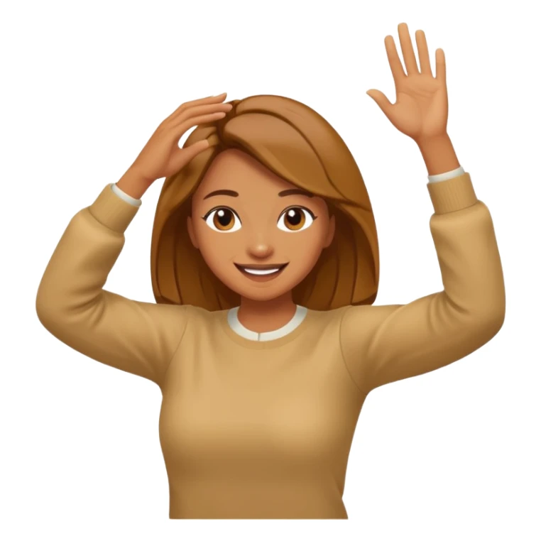  persona haciendo dab mujer sticker