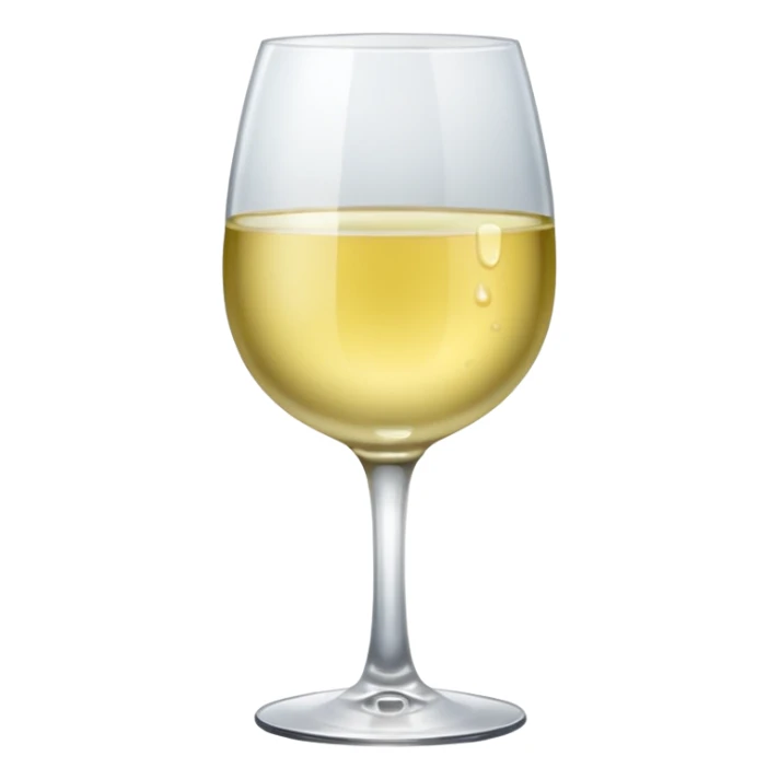 glass of white wine  sticker