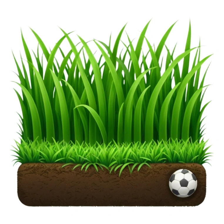 piece of short grass of a soccer field sticker