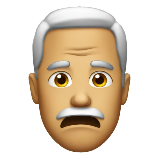 face of disdain emoji sticker