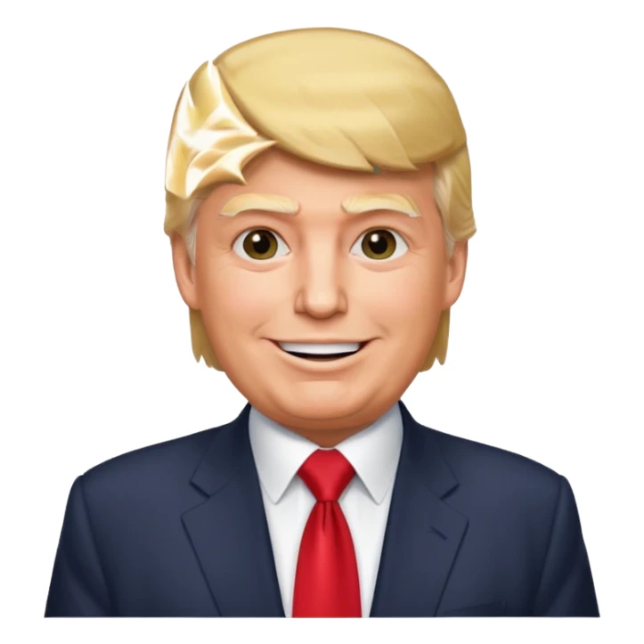 Donald Trump speaking at a rally sticker