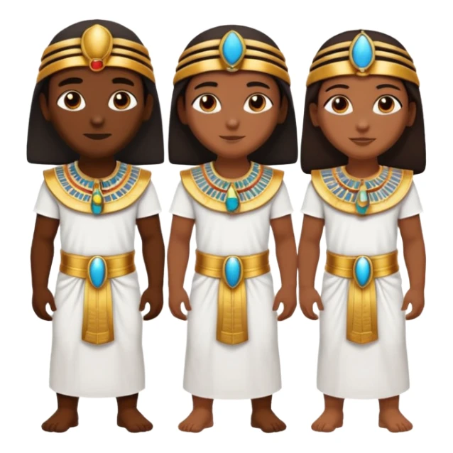 group of egipcian people sticker