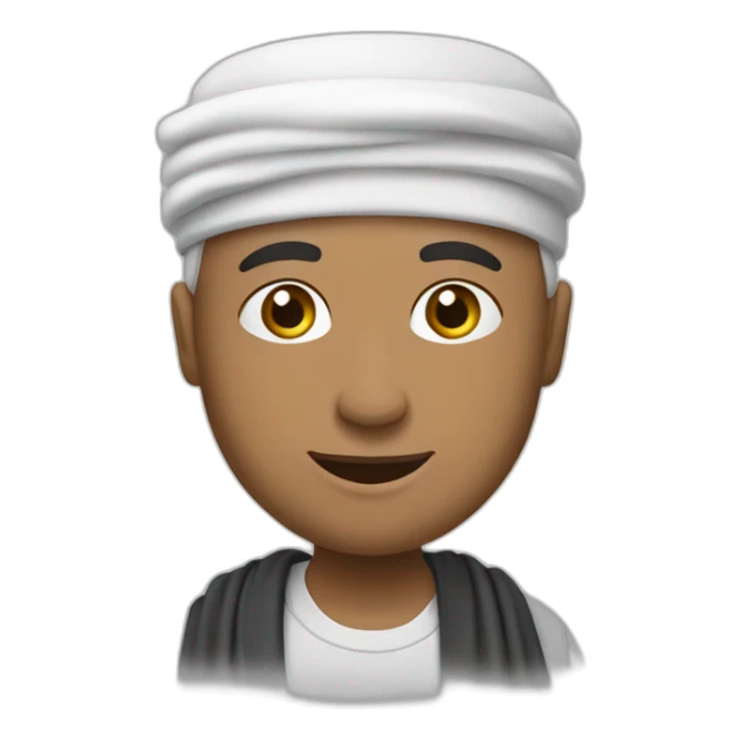 Un musulman qui fait la prière ￼ sticker