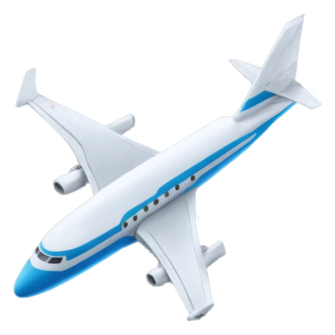 Avion de ligne sticker