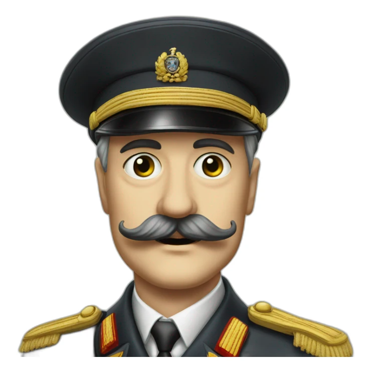 german head of state in 1940 wearing mustache sticker