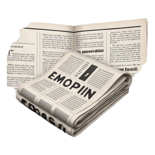 News paper  sticker
