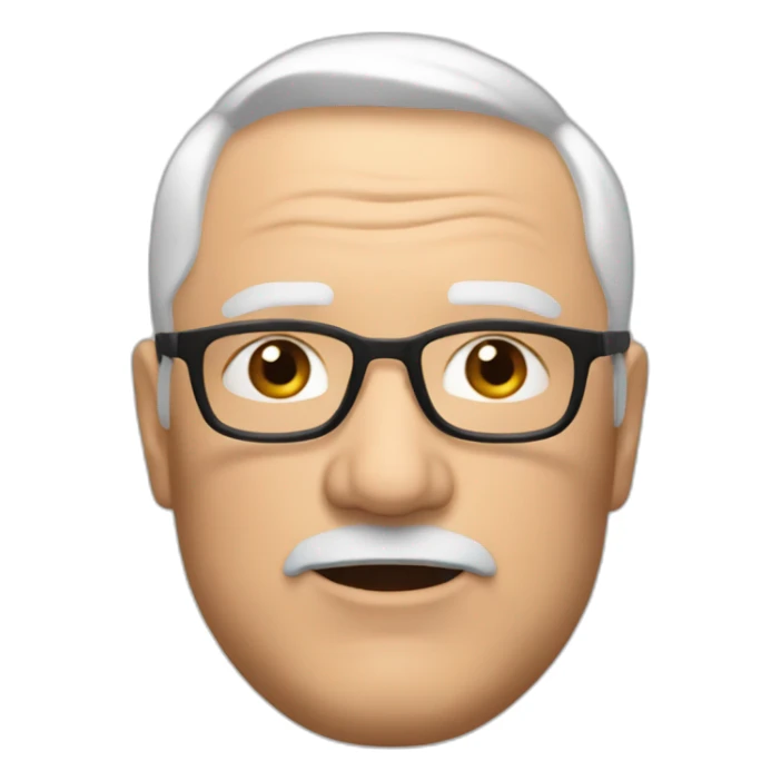 old white man overweight with black and red supreme north face jacket sticker