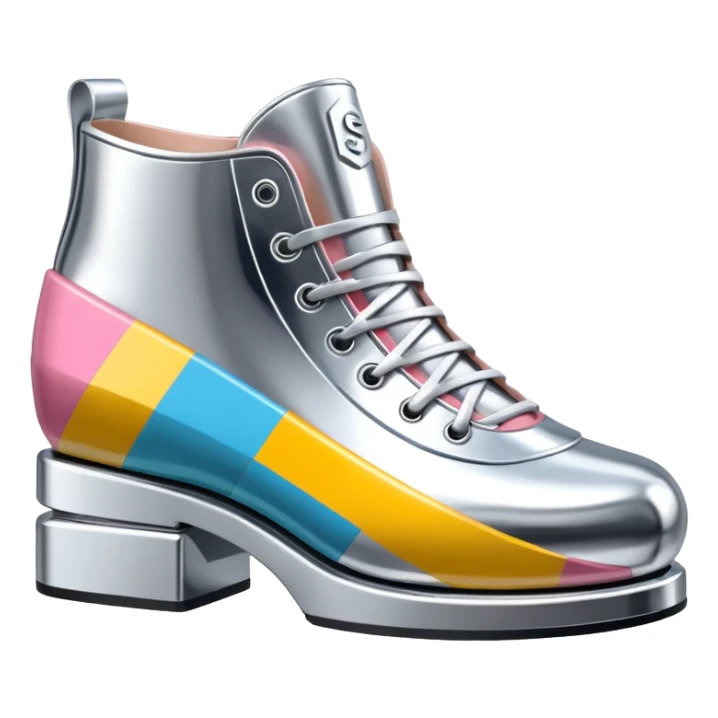 thierry mugler style spam can shoe sculpture  sticker