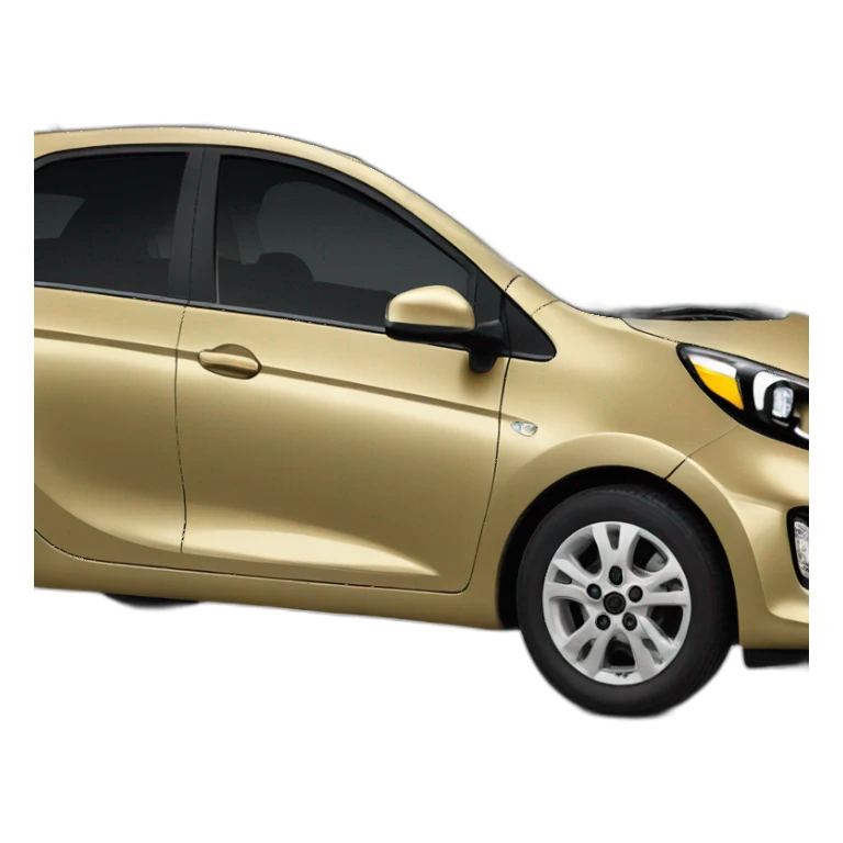 Gold Kia picanto sticker