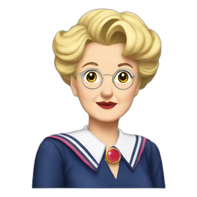 Jessica fletcher sailor moon sticker