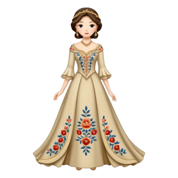 Character in Fairy Tale Beauty and Beast: Wardrobe Lady sticker